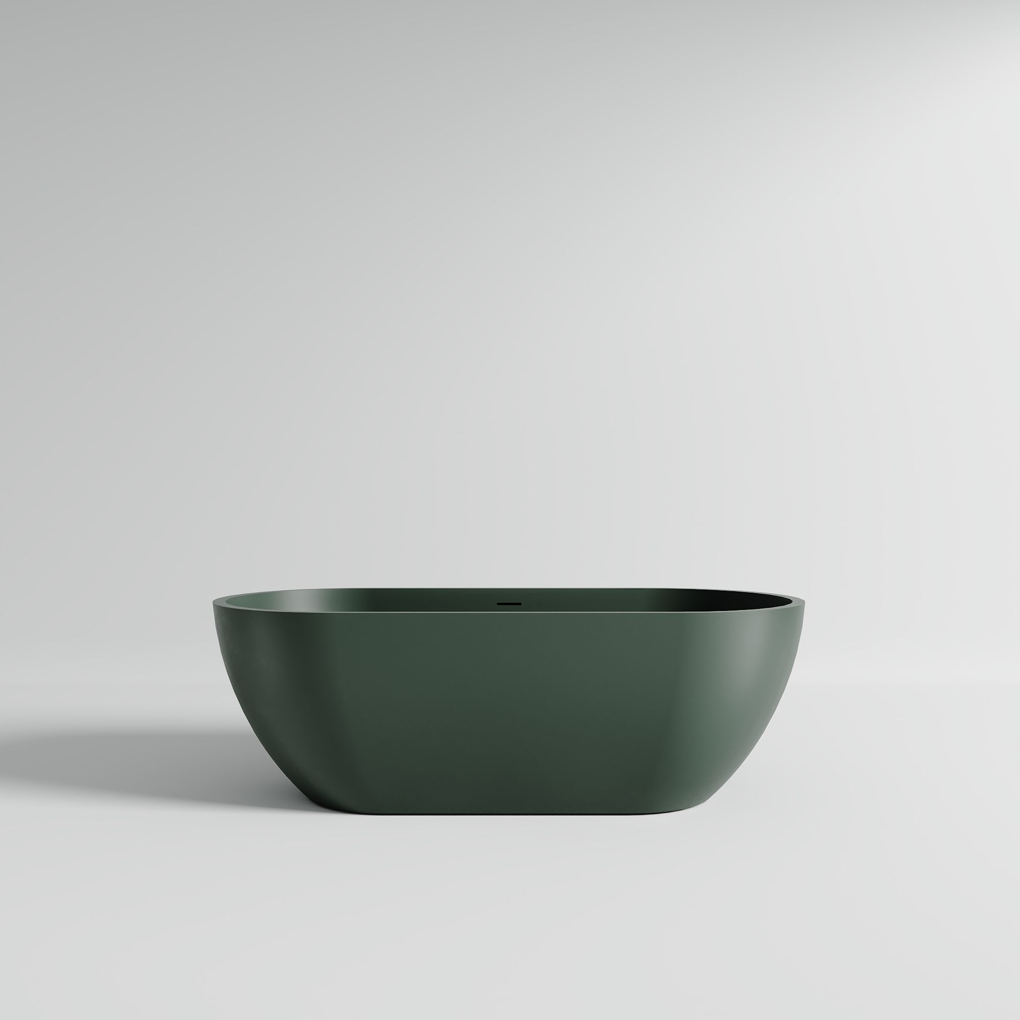 KT-8103 Capsule Shape Artificial Stone Solid Surface Freestanding Tub