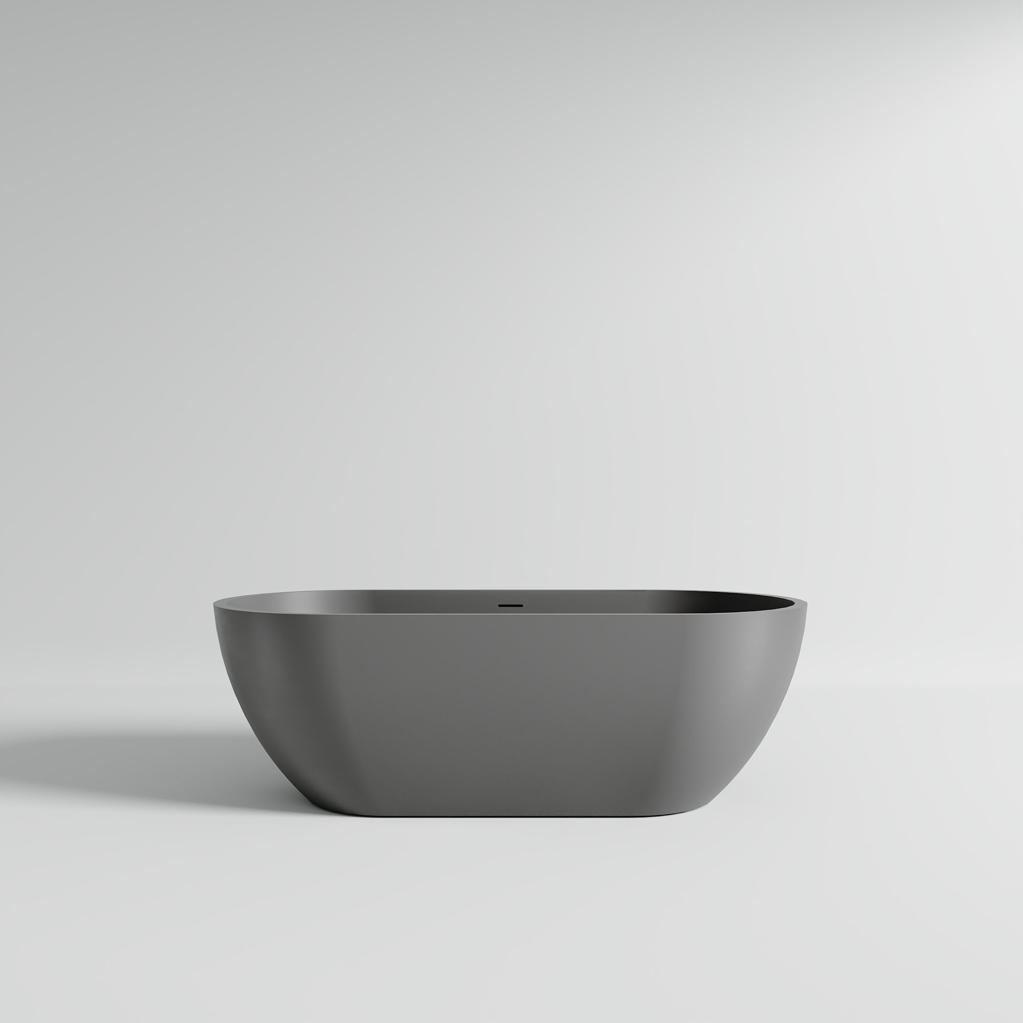 KT-8103 Capsule Shape Artificial Stone Solid Surface Freestanding Tub