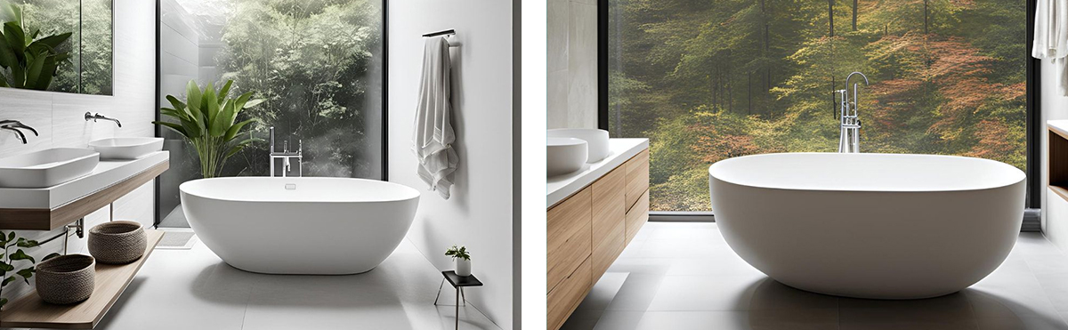 Solid Surface vs. Acrylic Tubs: Choosing the Right Fit for Your Bathroom