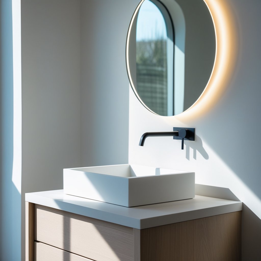 What bathroom styles are suitable for solid surface basins? Design options and recommendations