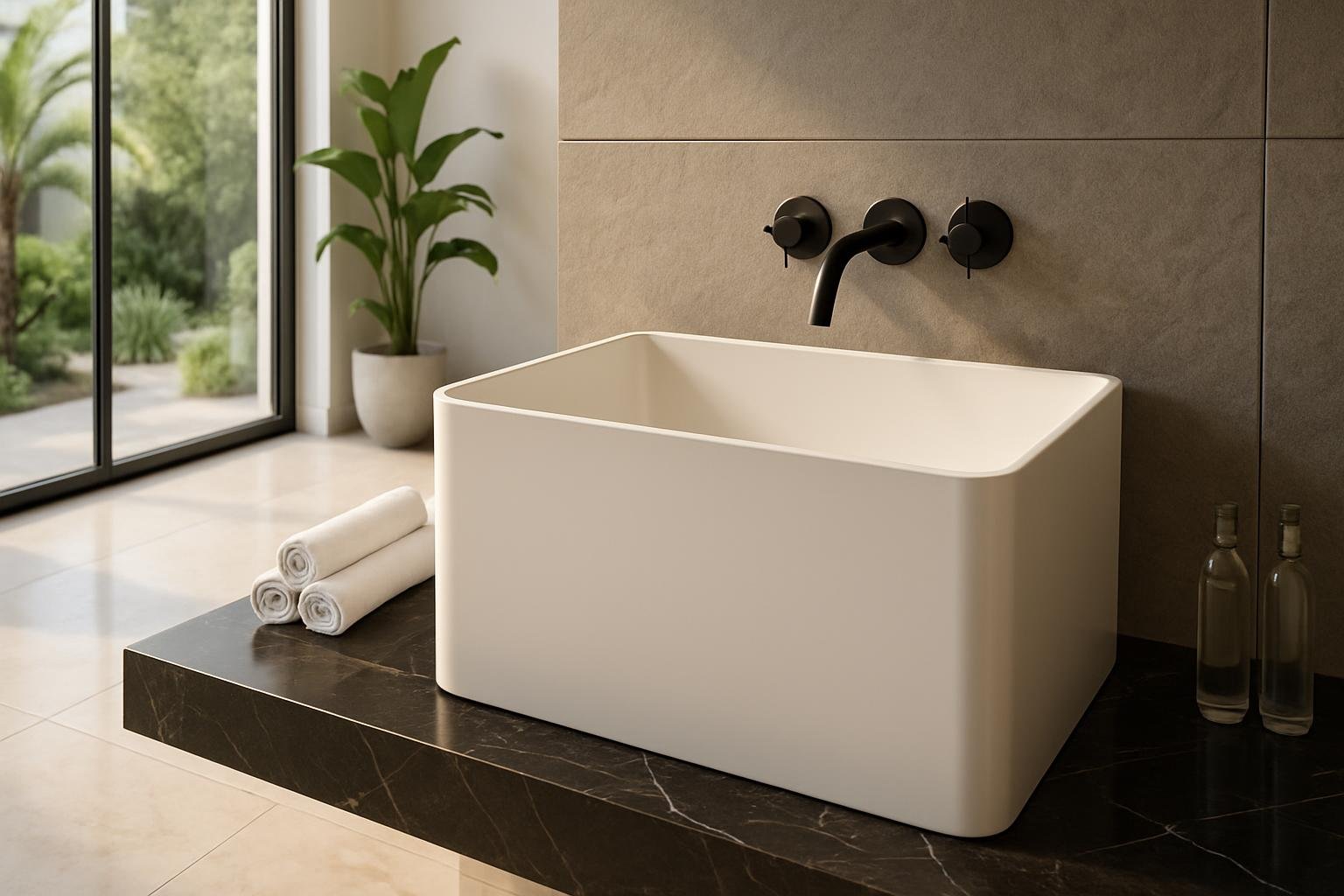 Practicality of Solid Surface Countertop Wash Basin in Home Use