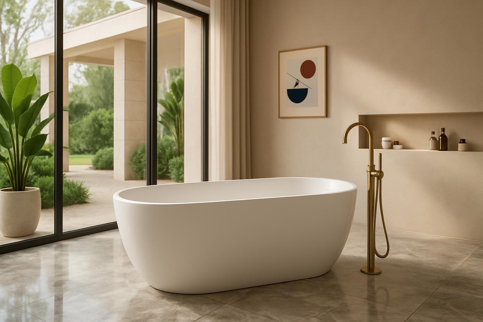 Solid Surface Bathtub, Elevating Your Bathroom with a Sense of Luxury