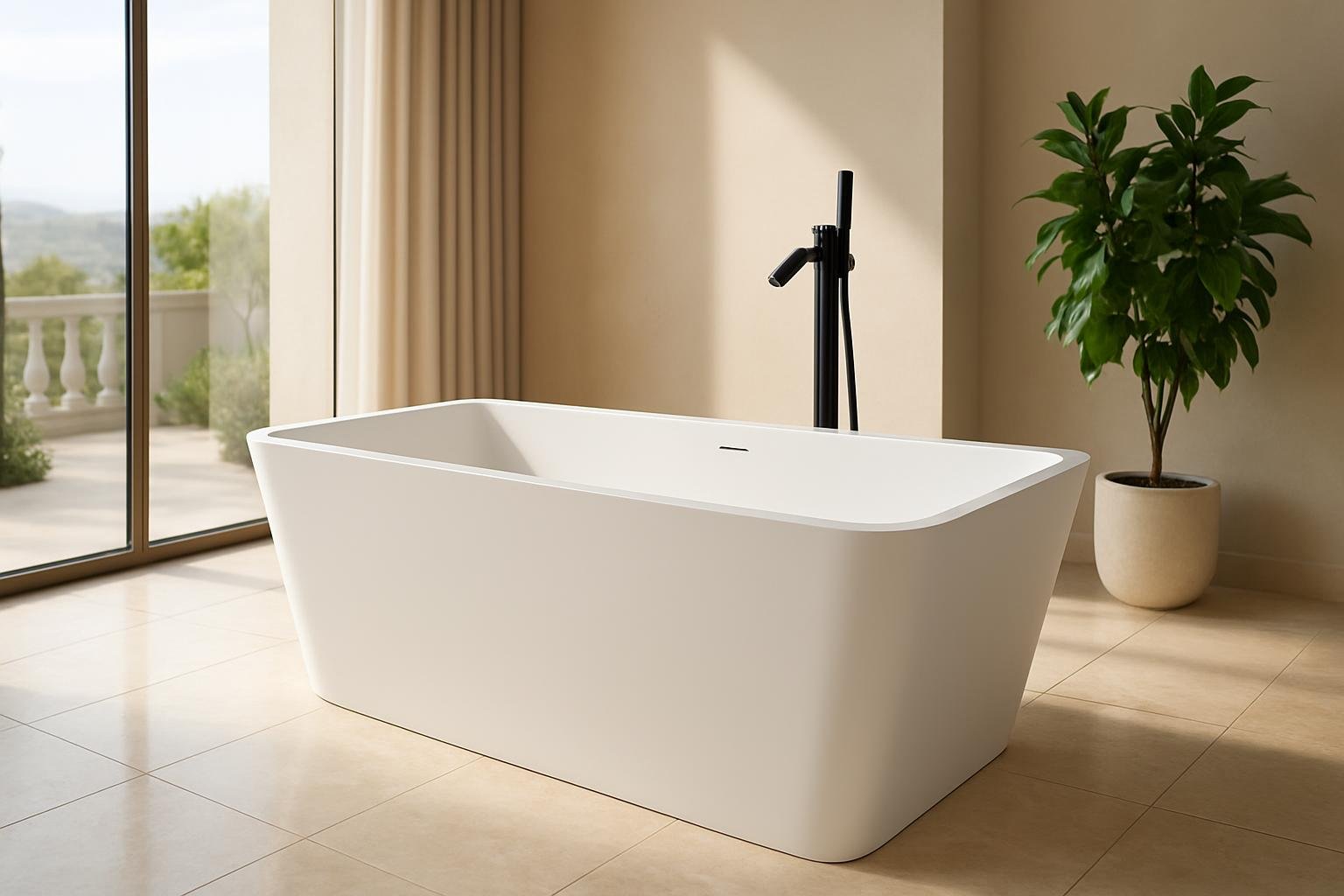 How to Repair Small Scratches on a Solid Surface Bathtub?
