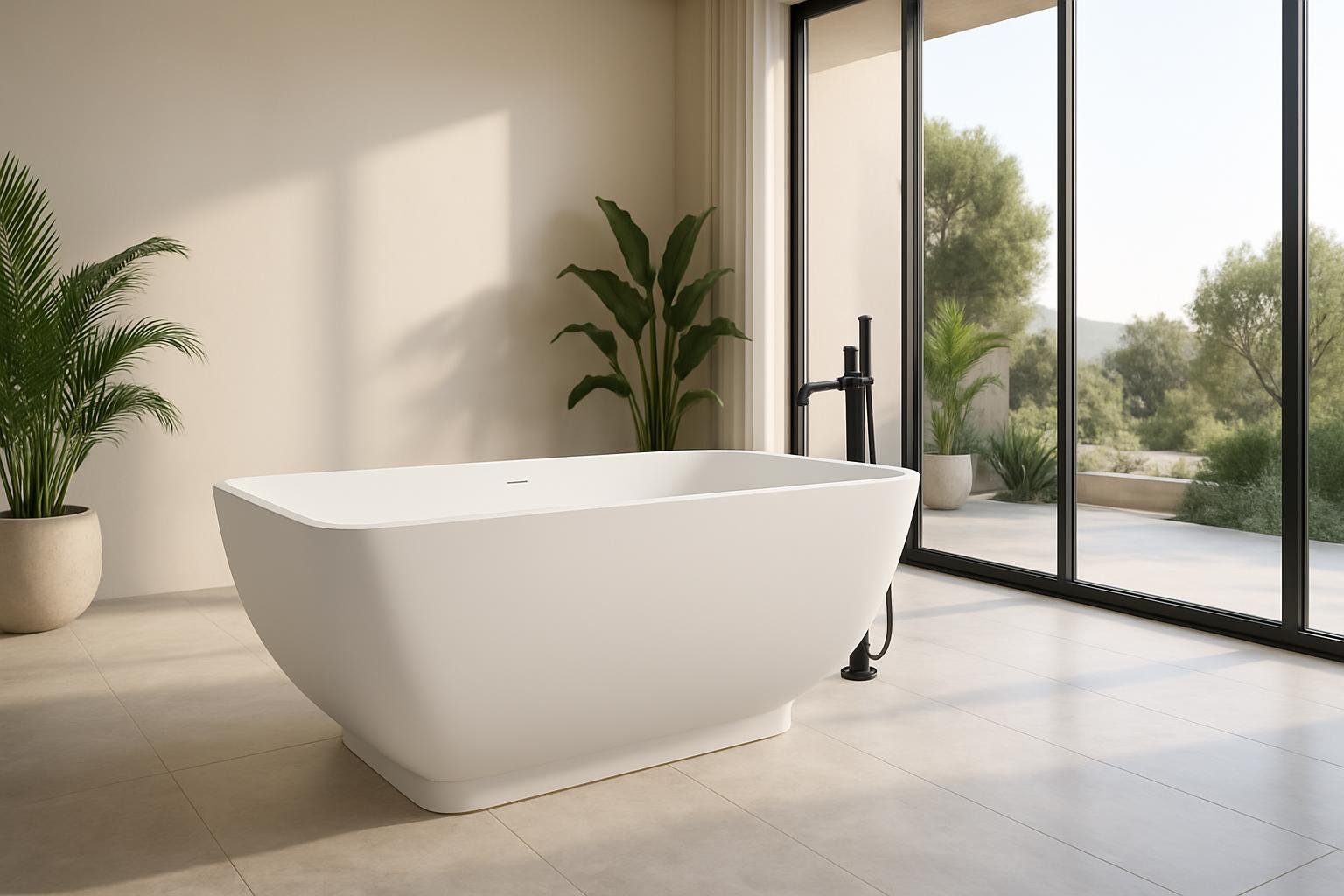 Create a Five-Star Hotel Bathing Experience: A Solid Surface Bathtub Is Essential