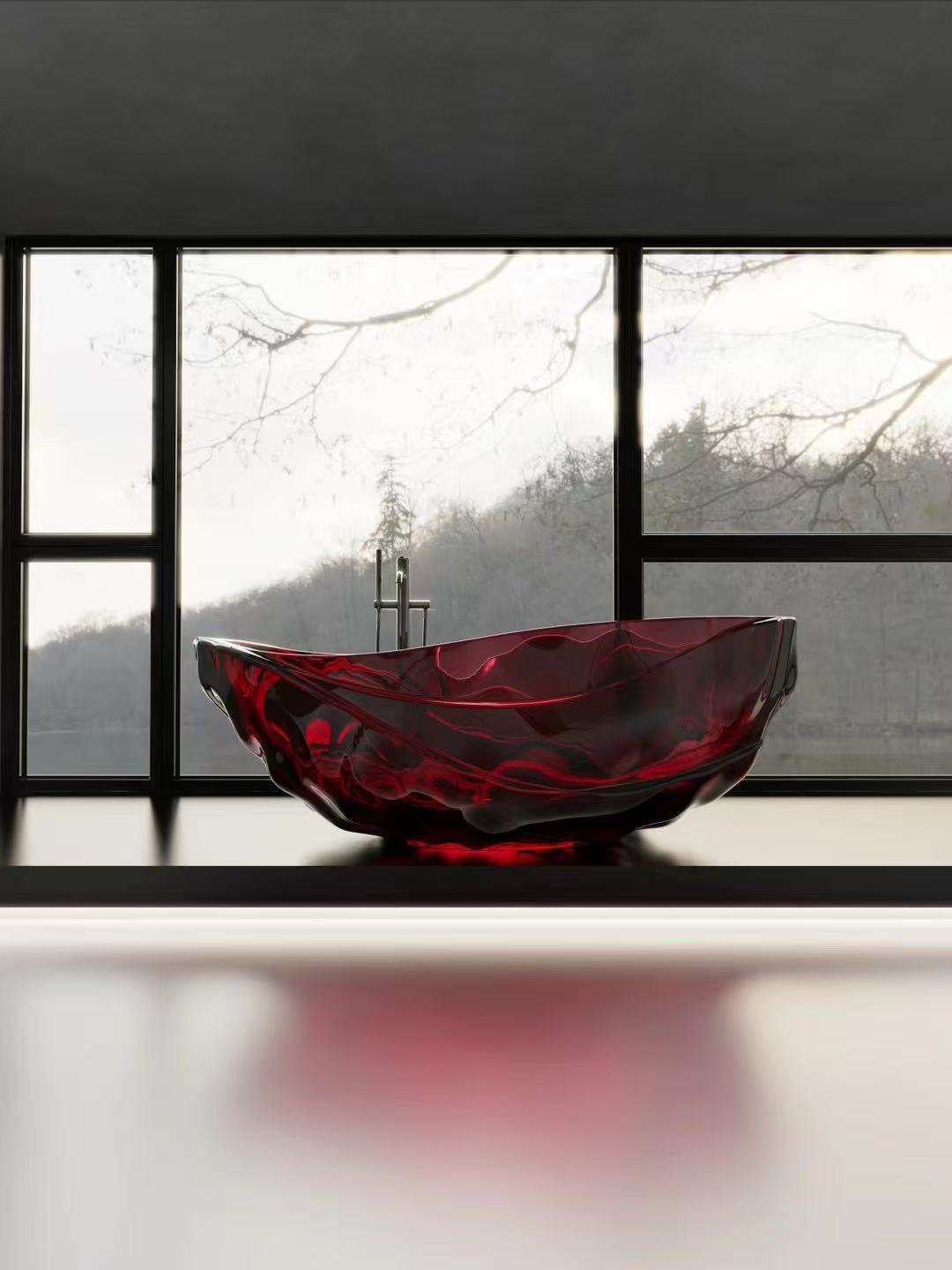 Transparent Resin Bathtub: A Personalized Bathroom Choice for the Young Generation
