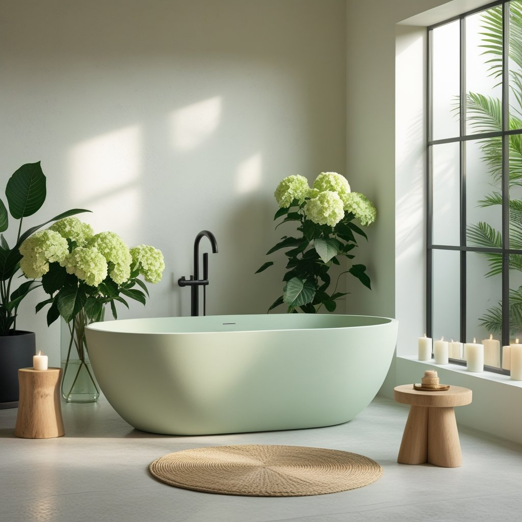 A New Choice for Luxury Bathrooms: The Texture and Charm of Solid Surface Bathtubs