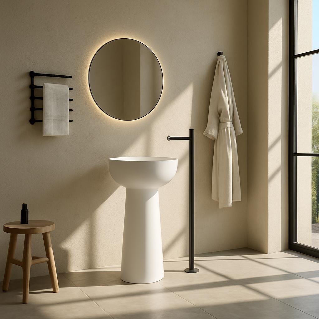 Durability Analysis of Solid Surface Pedestal Basins in Modern Bathroom Design