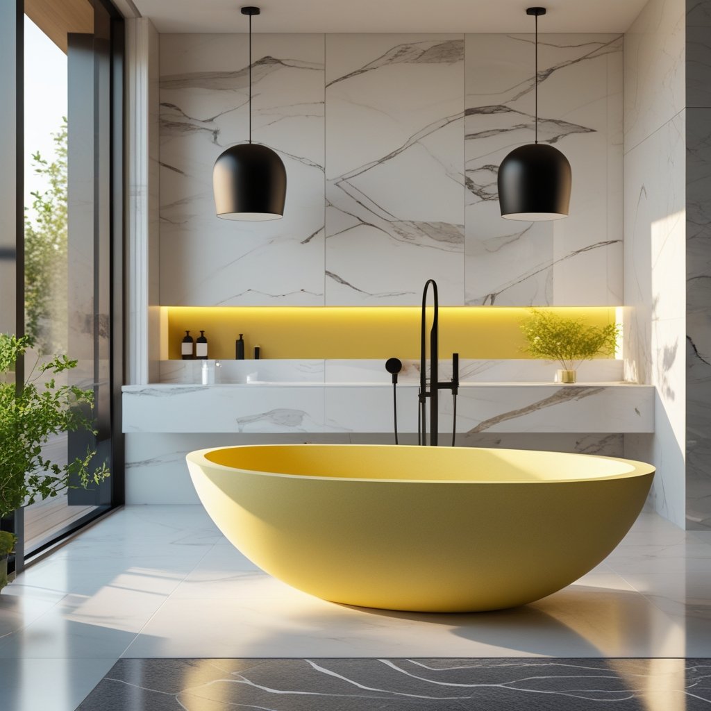 Solid Surface Bathtubs: Elegant Expression of Modern Culture and Lifestyle