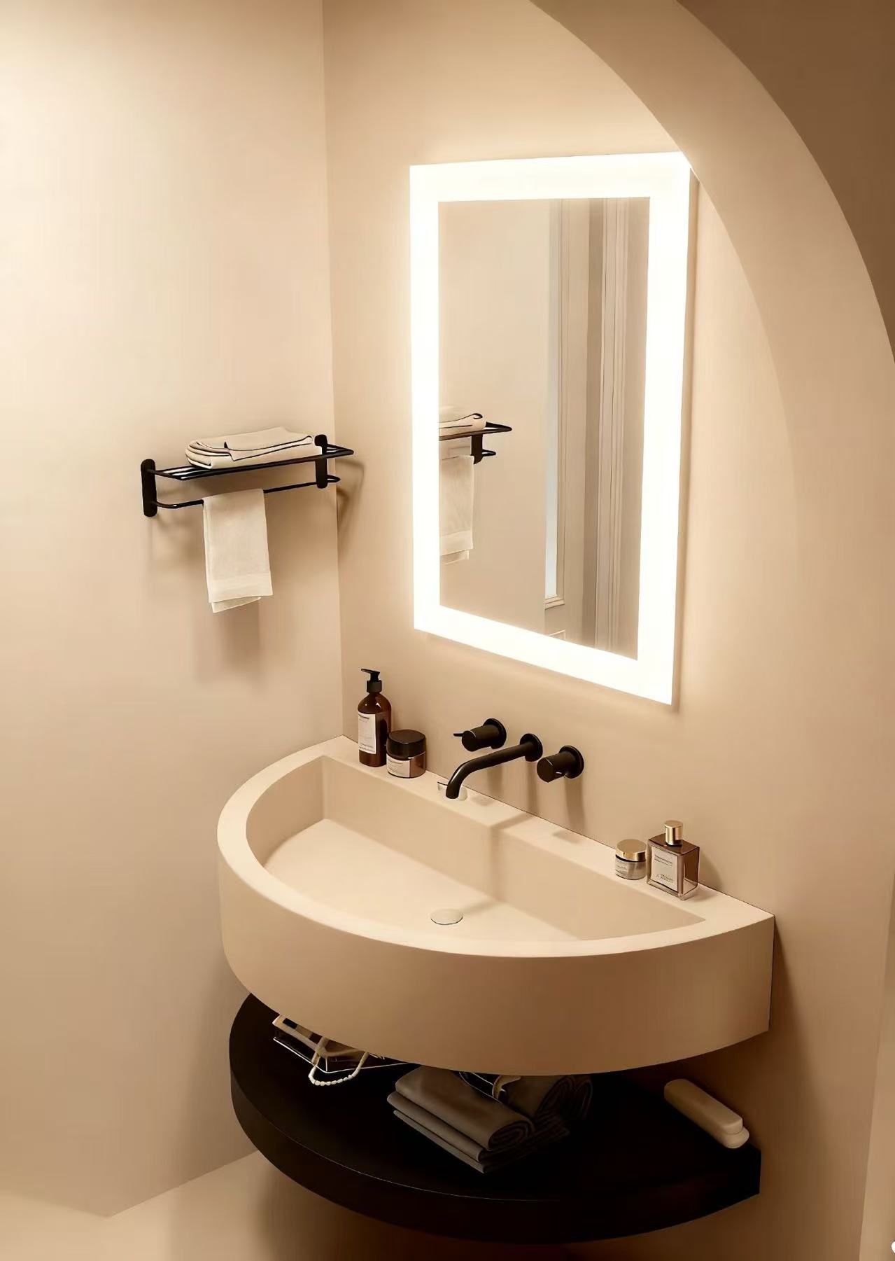 Custom made wall mount basin