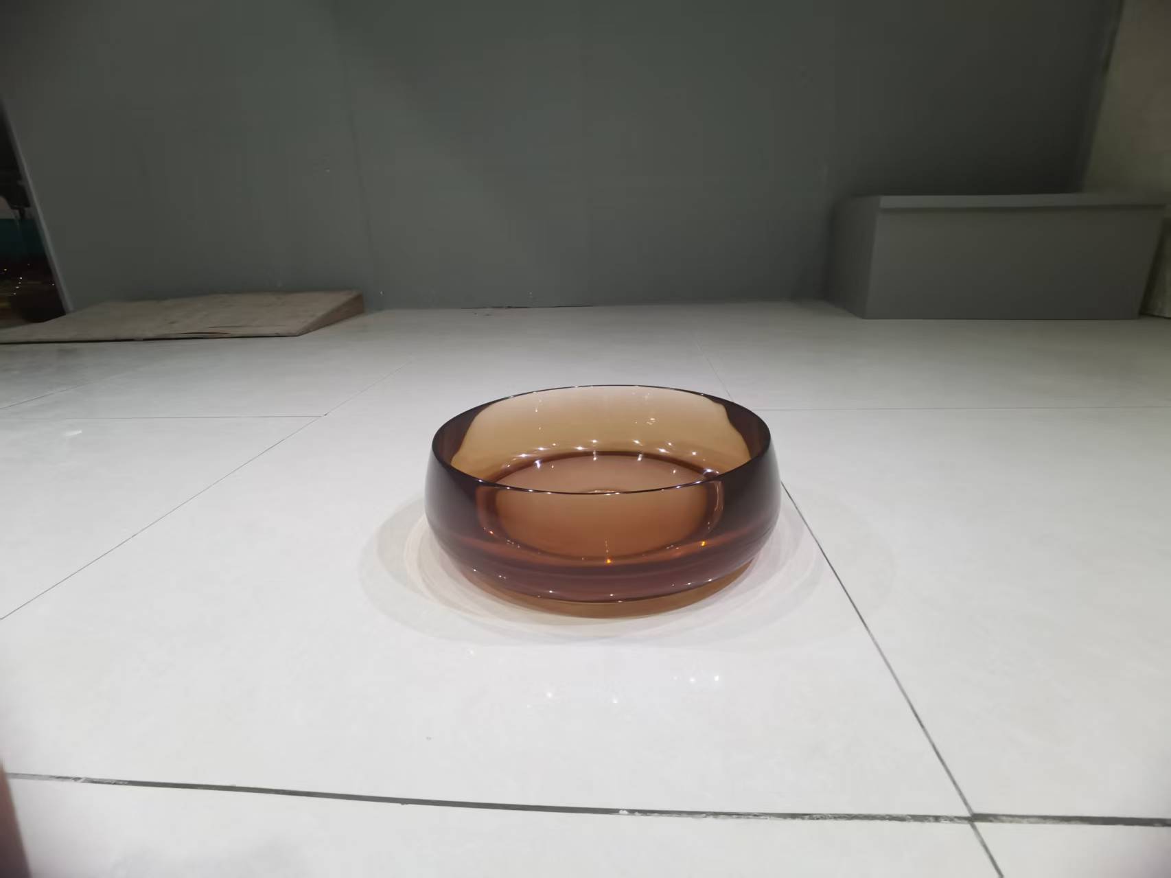 KT-2005 Round Transparent Resin Countertop Basin