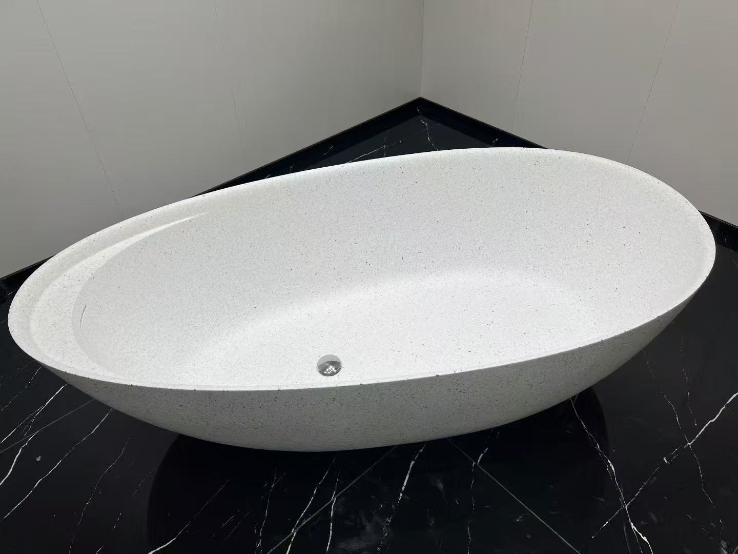 KT-8209 Solid surface bathtub with grain