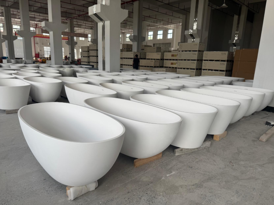 Solid surface bathtub factory
