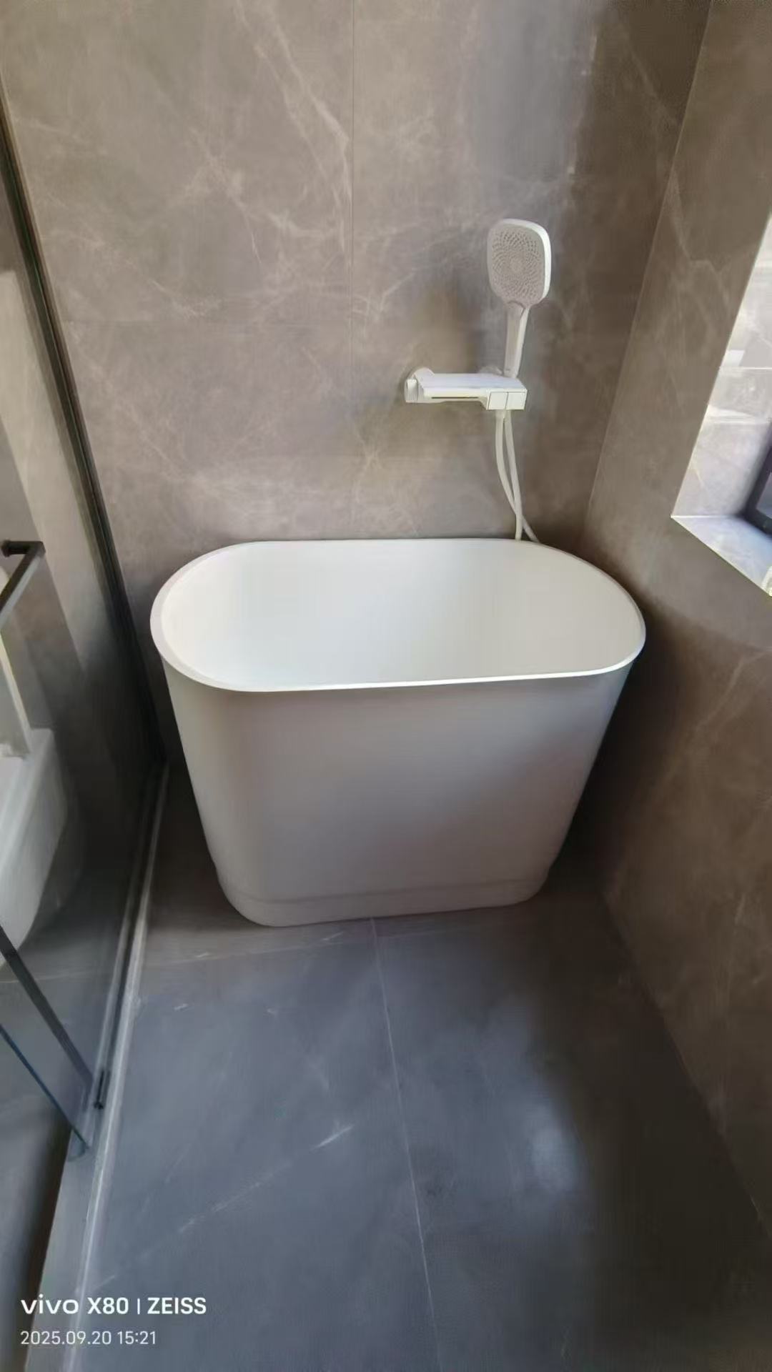 KT-8409 solid surface mini bathtub