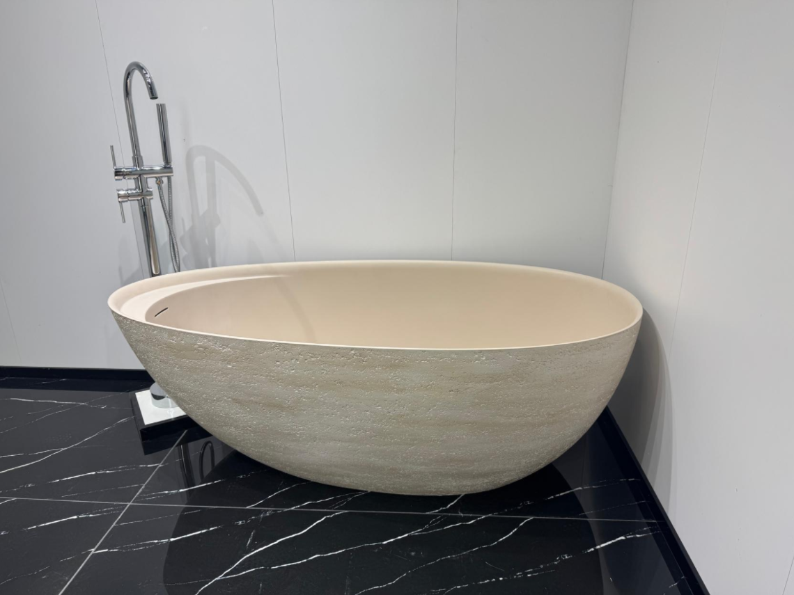 KT-8209 Solid surface bug hole bathtub