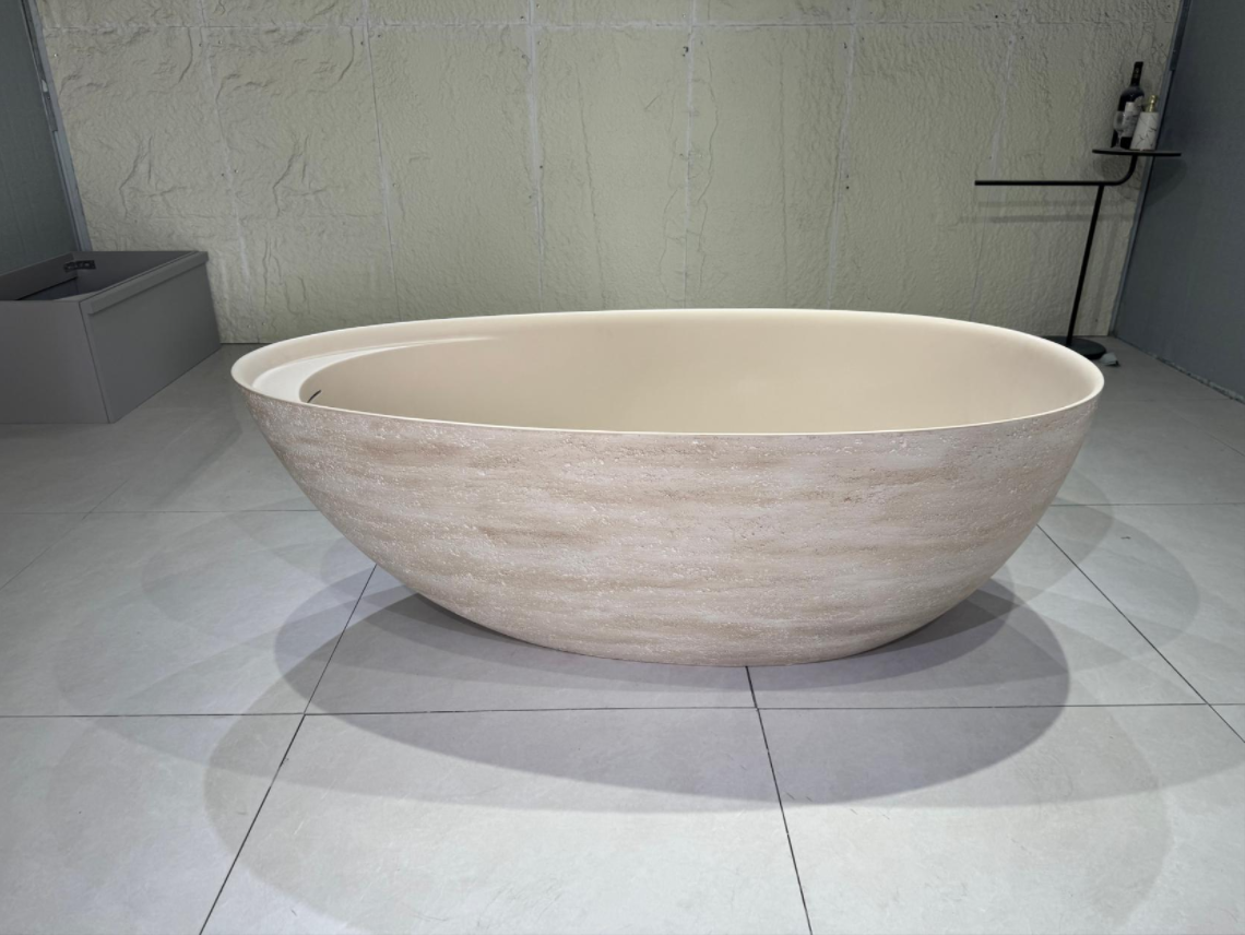 KT-8209 Solid surface bug hole bathtub