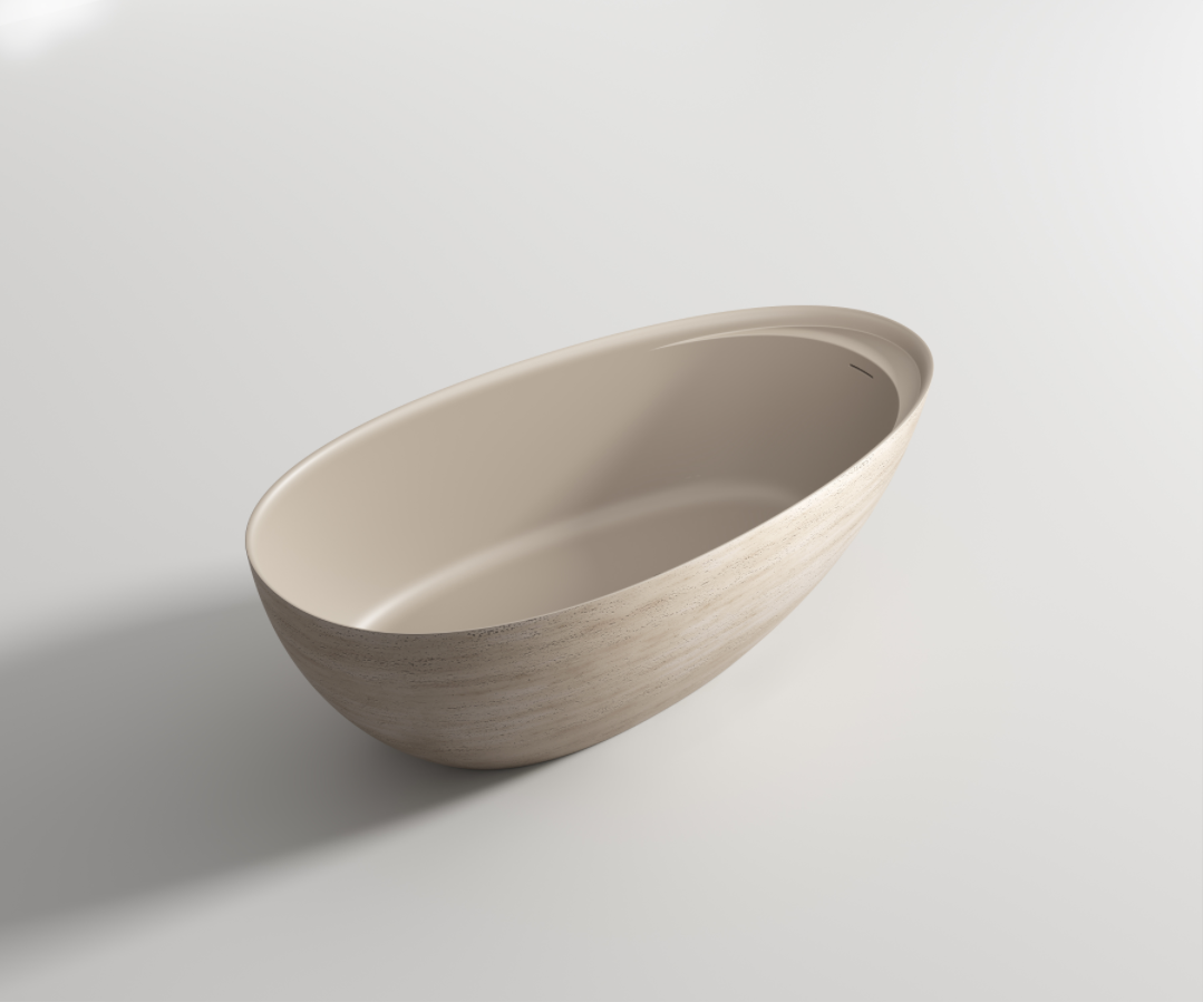 KT-8209 Solid surface bug hole bathtub