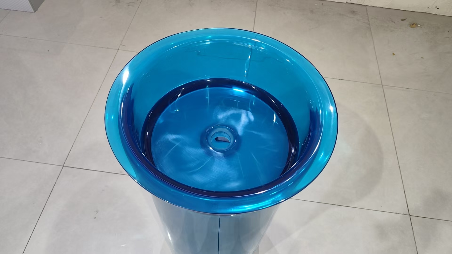 KT-3043 Blue Transparent Resin Sink
