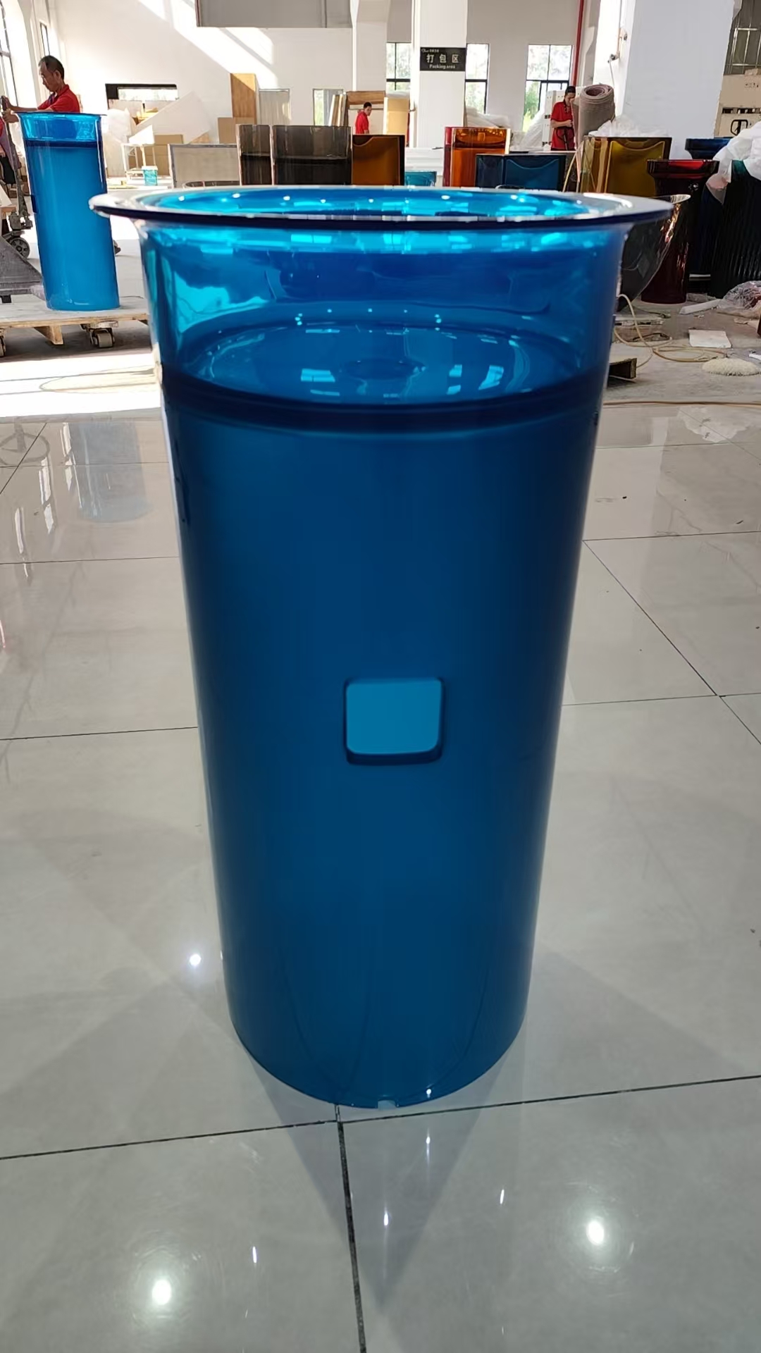 KT-3043 Blue Transparent Resin Sink